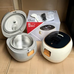 Nồi cơm điện tử thông minh Amey lòng inox 1,2L - AM022