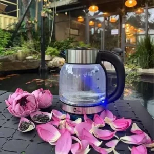 Ấm Đun Siêu Tốc Thủy Tinh  2L Amey PL0890